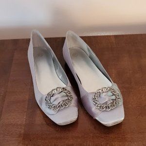 Silver/Grey Ballet Flats